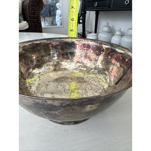 Classic Vintage A Gorham Original Silver plated Serving Dish Bowl Used Tarnished